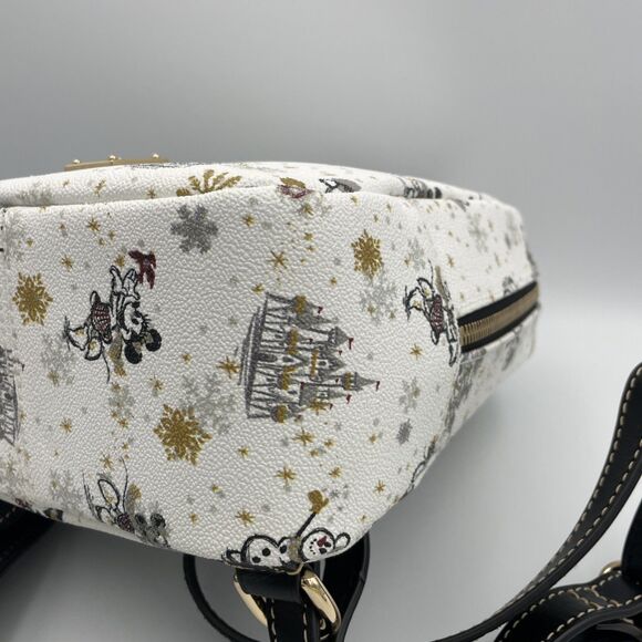 Dooney & Bourke Disney Mickey Holiday 2020 Mini Backpack Winter Wonderland NWT - Picture 11 of 16